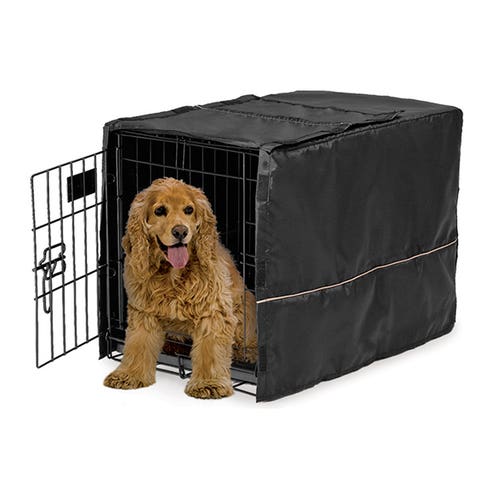 Midwest LifeStages Dog Crate Cover Black Polyester - 30" / 75cm