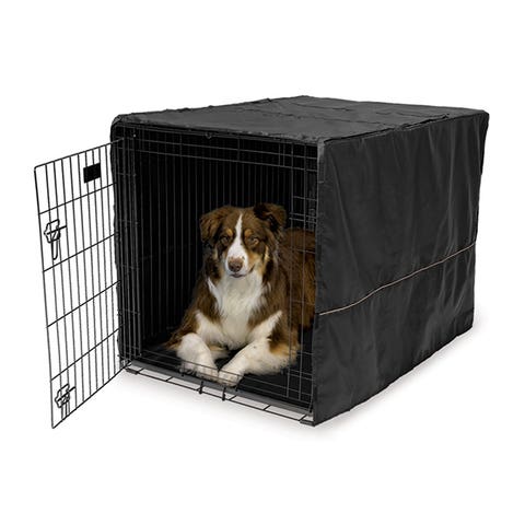 Midwest LifeStages Dog Crate Cover Black Polyester - 42" / 105cm