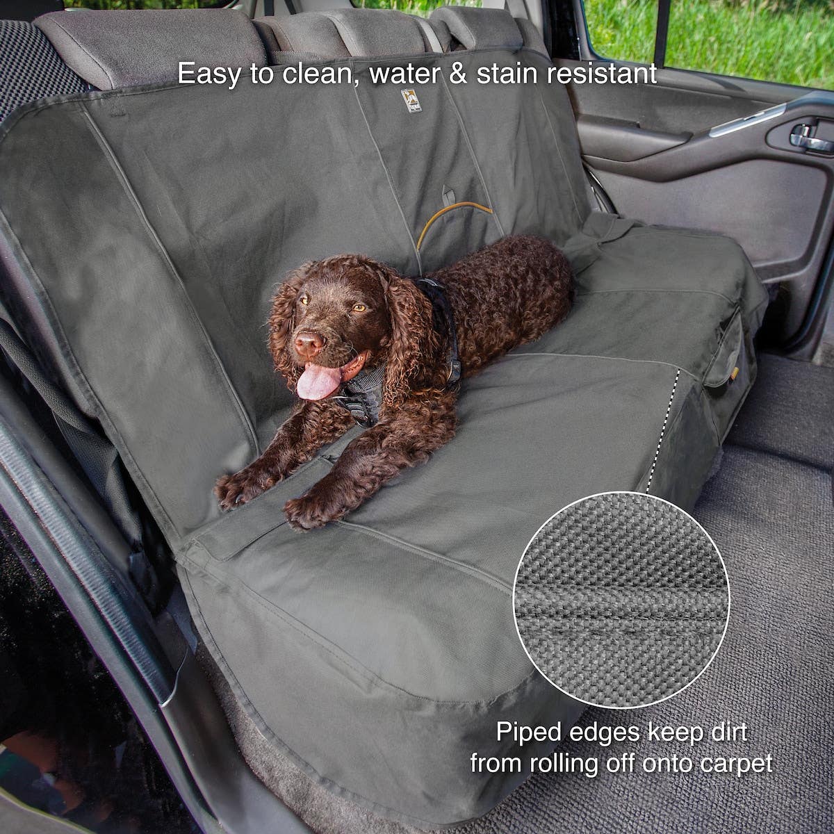 Kurgo Extended Bench Seat Cover - Hampton Sand - K01264